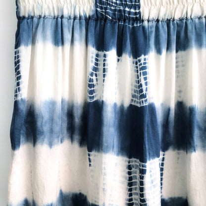 club monaco silk tie-dye pull on mini skirt - size 4