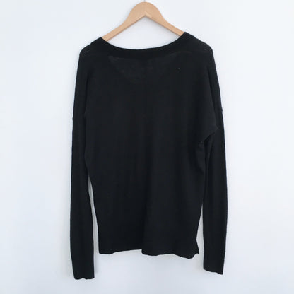 Club Monaco Black Alpaca Sweater - size Large