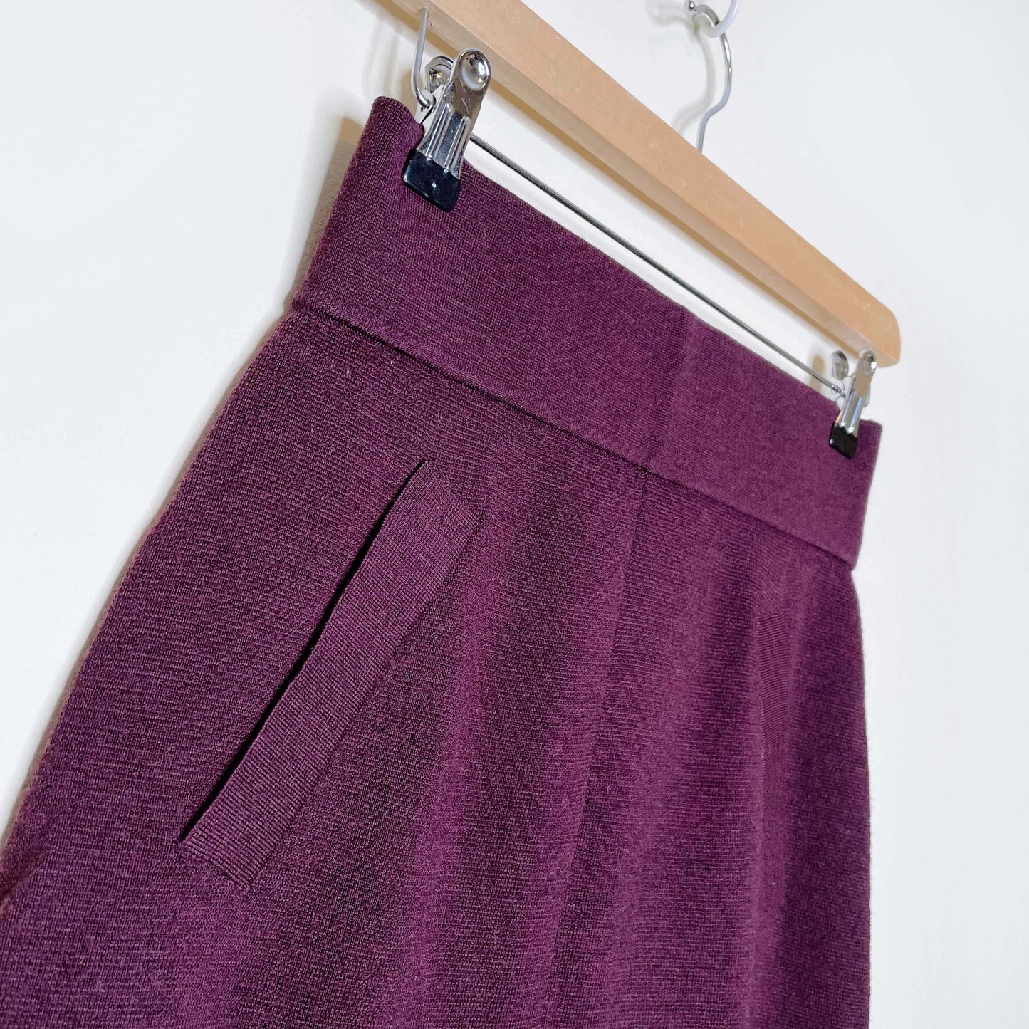 club monaco pull on sweater knit pencil skirt - size xs