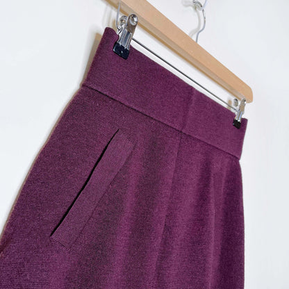 club monaco pull on sweater knit pencil skirt - size xs