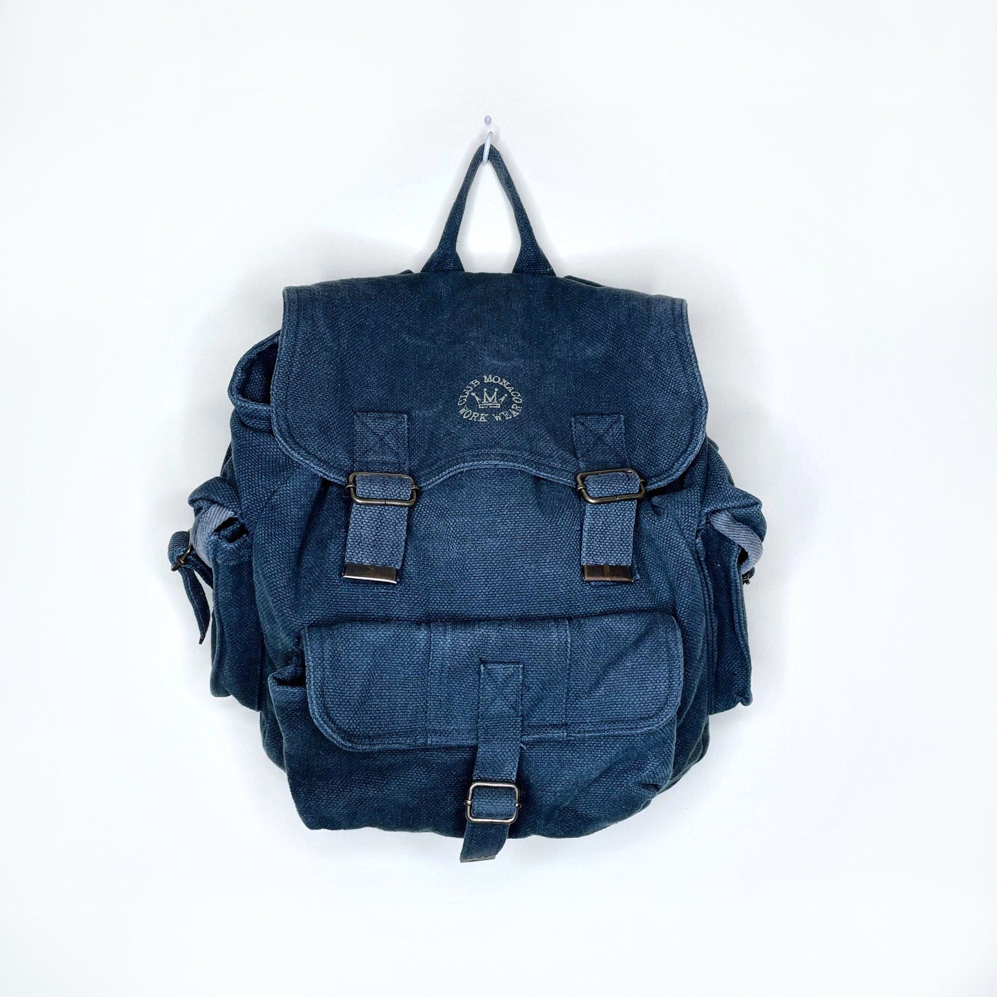 vintage 90s club monaco workwear backpack – good market thrift store