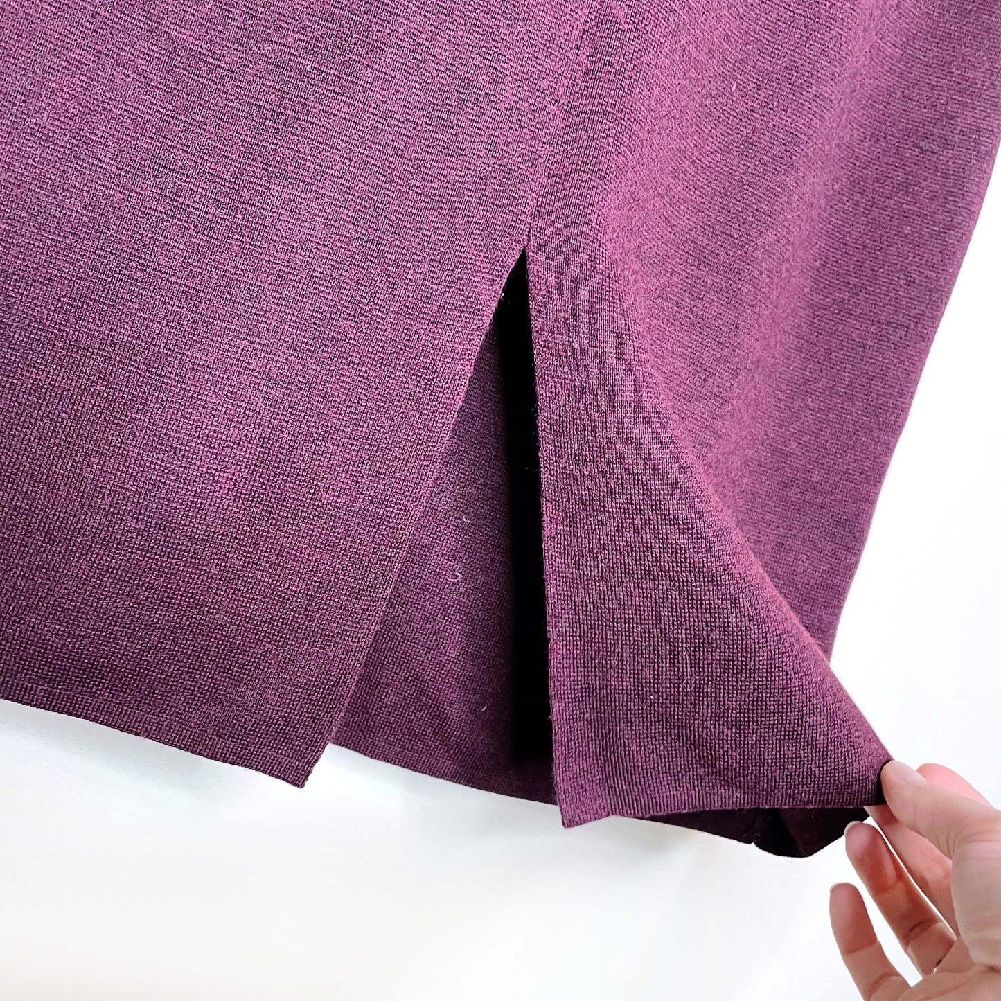 club monaco pull on sweater knit pencil skirt - size xs