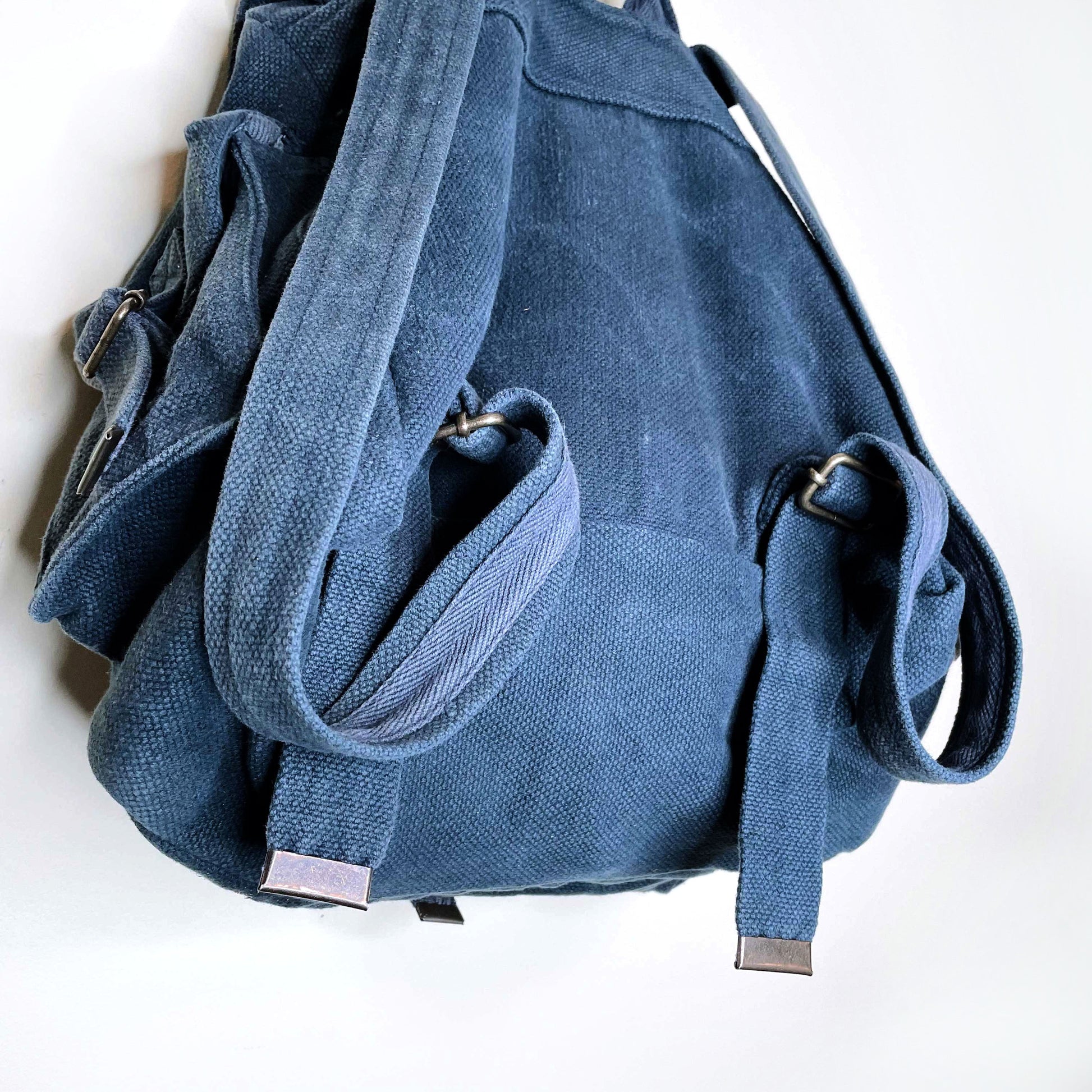 vintage 90s club monaco workwear backpack – good market thrift store