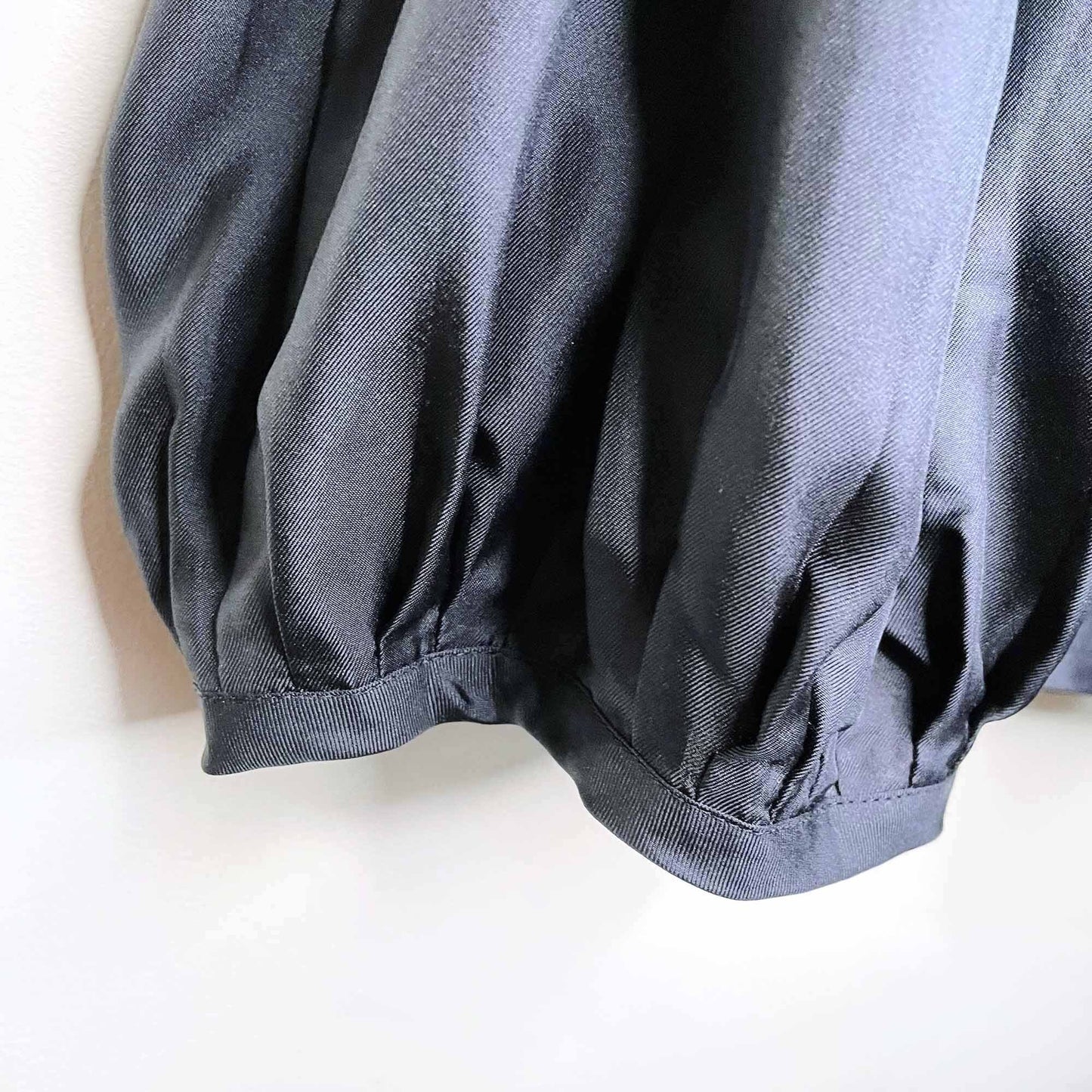 club monaco balloon silk tank with sheer top - size small