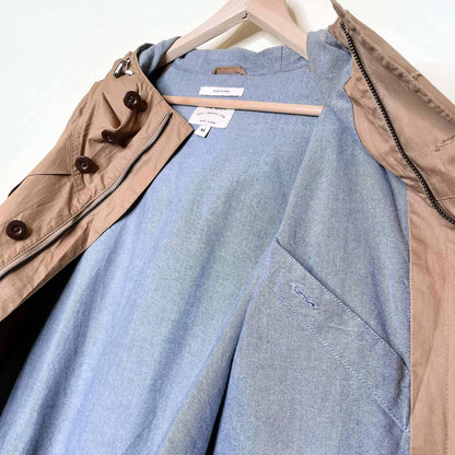 club monaco waxed cotton scout jacket - size medium