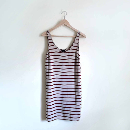 Club Monaco silk striped tank dress - size 2