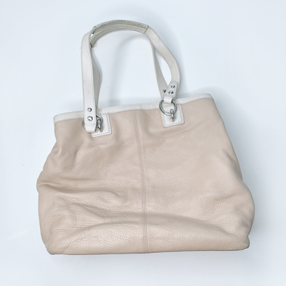 coach cream penelope leather shoulder bag