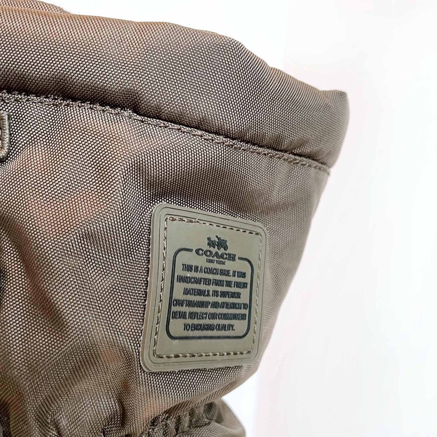 coach sage winter mid-calf lace up sherpa-lined boots - size 7.5