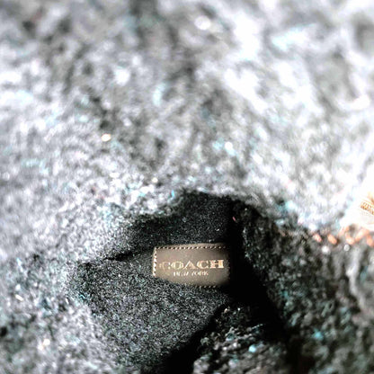 coach sage winter mid-calf lace up sherpa-lined boots - size 7.5