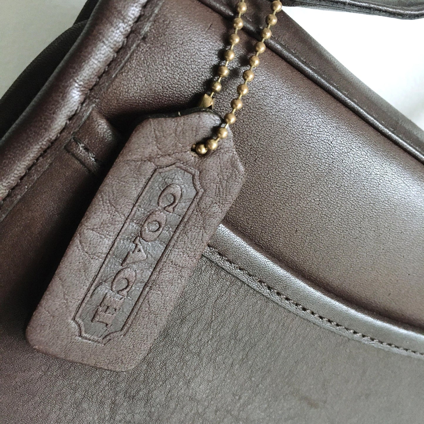 Coach turnlock flap leather cross body purse