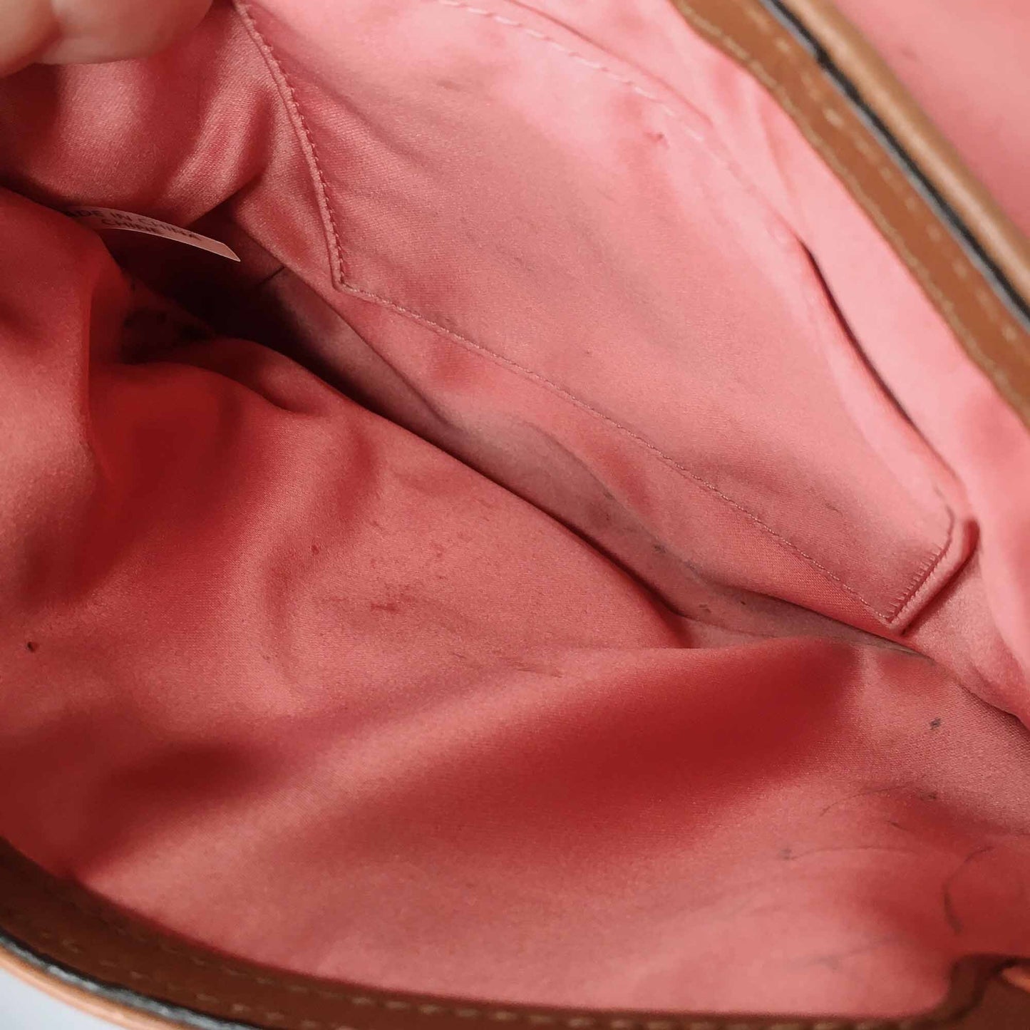 coach mini coral leather crossbody