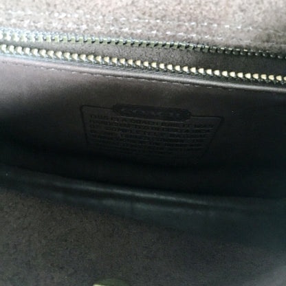 Coach turnlock flap leather cross body purse