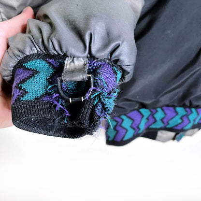 vintage sundown avro airplane puffer jacket - size medium