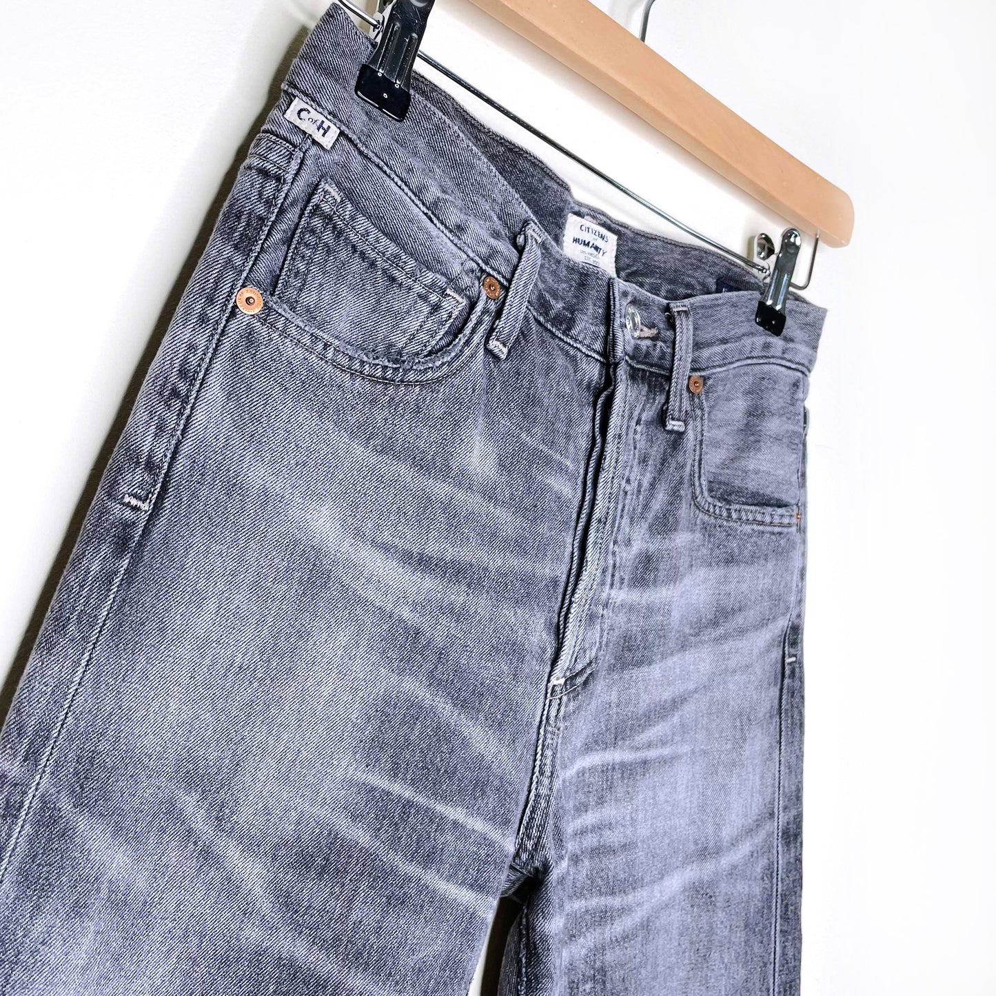 citizens of humanity liya high rise classic fit crop jeans - size 22 (fits like 25)