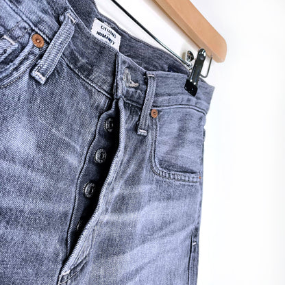 citizens of humanity liya high rise classic fit crop jeans - size 22 (fits like 25)