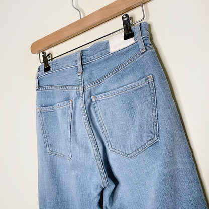citizens of humanity liya high rise classic fit crop jeans - size 22 (fit like 25)