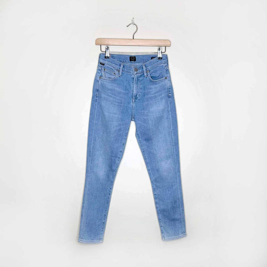 citizens of humanity high rise rocket crop skinny - size 24