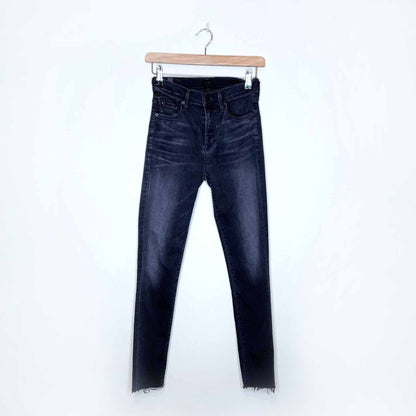 citizens of humanity high rise raw hem rocket skinny jeans - size 26