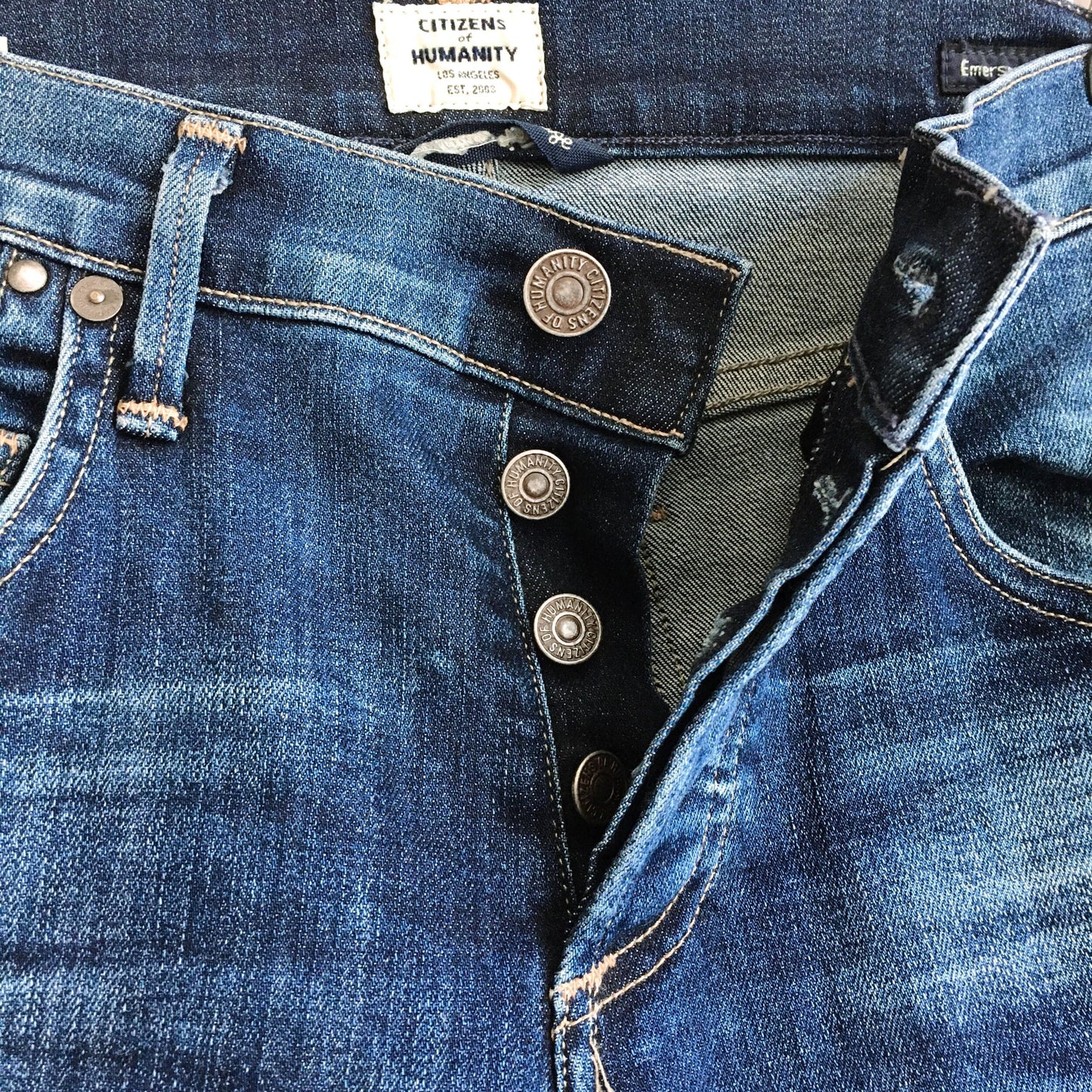 Citizens of Humanity Emerson High-Rise Slim Boyfriend Jeans - size 24