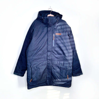 columbia men's barlow pass 550 turbodown jacket - size medium