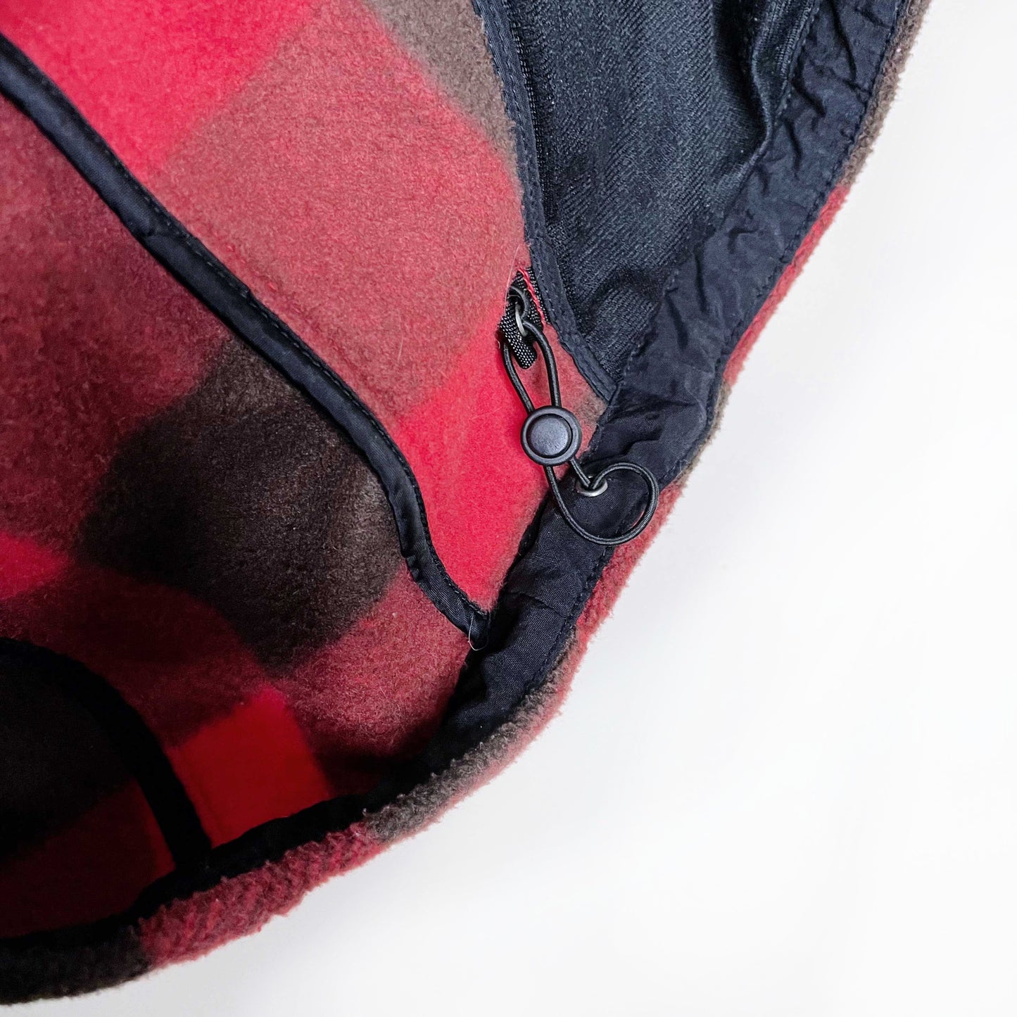 men's columbia red buffalo plaid bugaboo fleece interchange jacket - size xxl