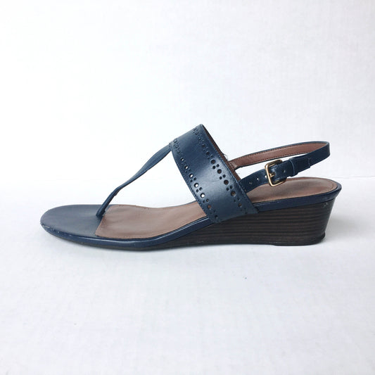 Cole Haan Elise wedge thong sandal - size 8