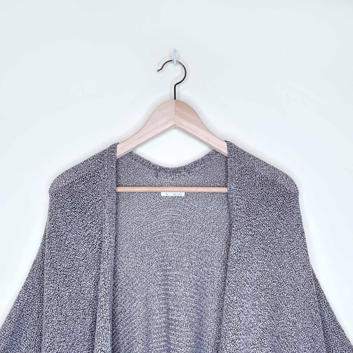 community ionic cape open sweater cardigan - size xxs