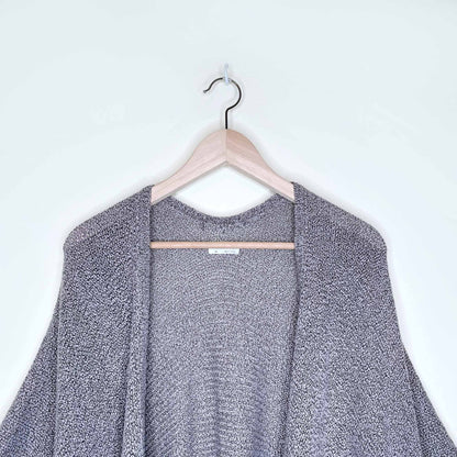 community ionic cape open sweater cardigan - size xxs