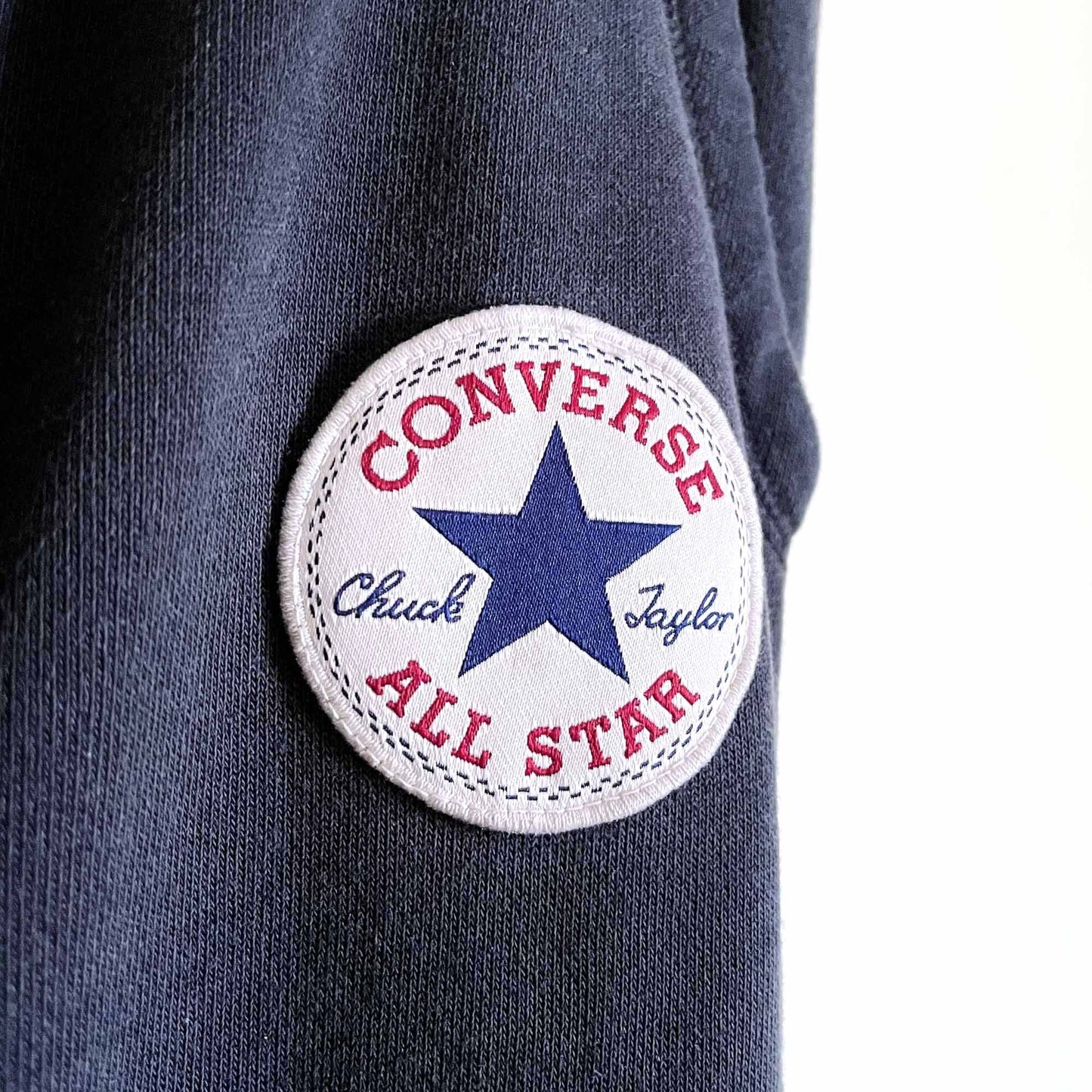 kids converse black slim joggers - size xl