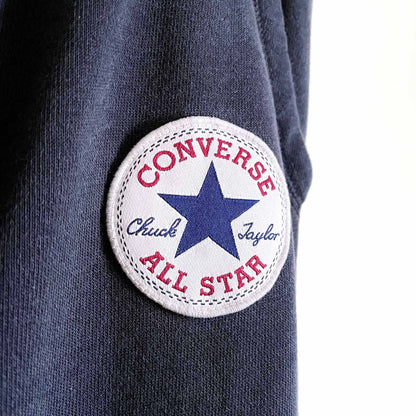 kids converse black slim joggers - size xl