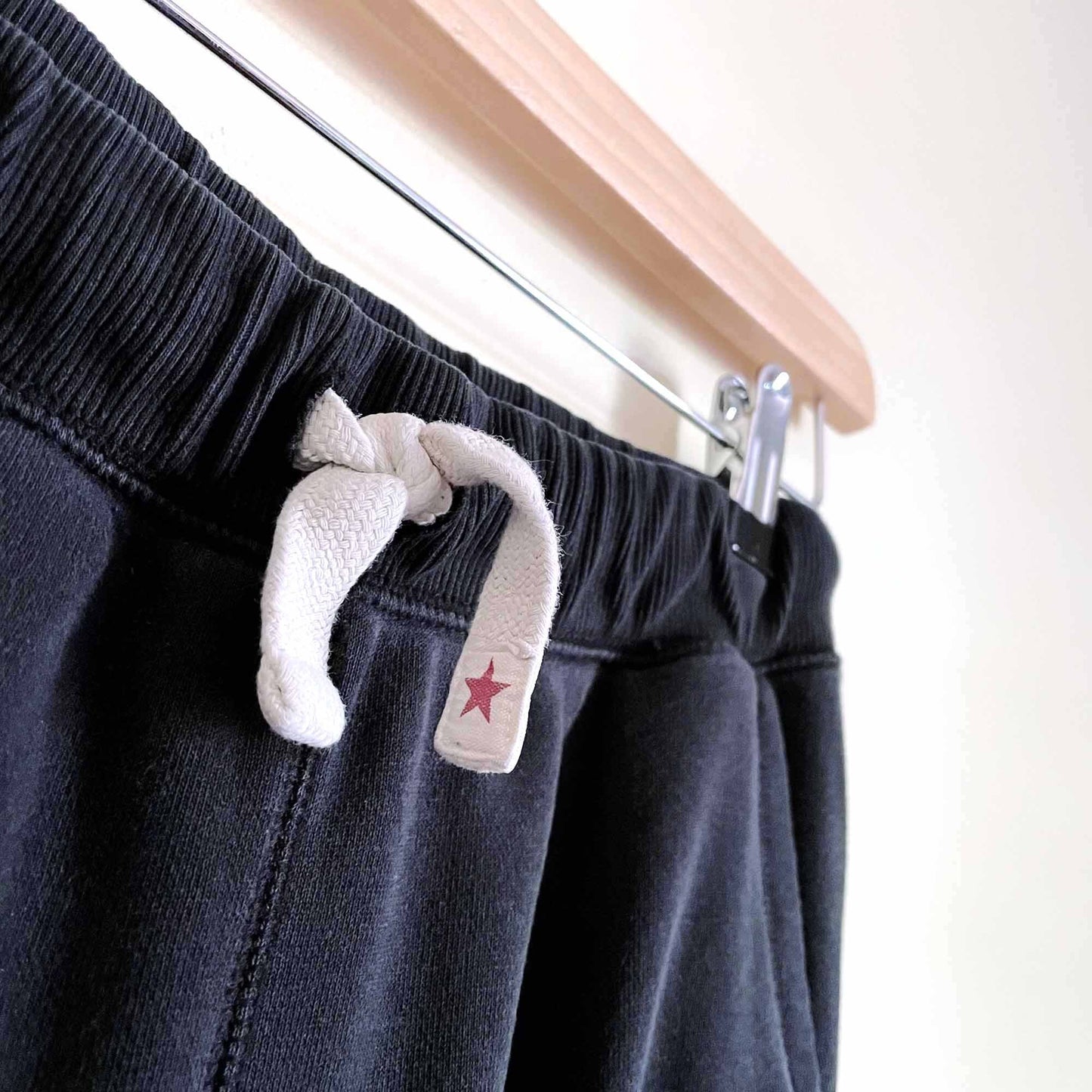 kids converse black slim joggers - size xl