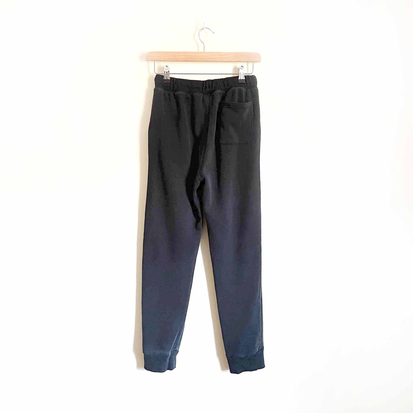 kids converse black slim joggers - size xl