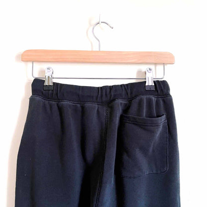 kids converse black slim joggers - size xl