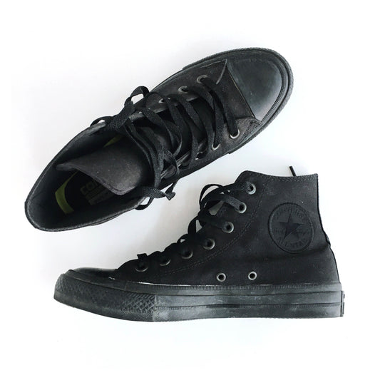 Converse all-blacks Chuck Taylor II - size 9