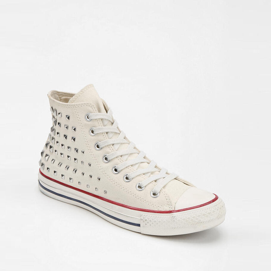 Converse All Star Studded High Tops - size 9