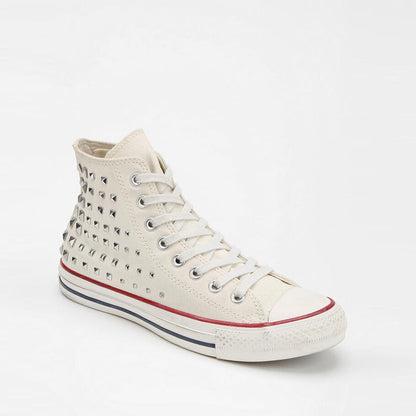 Converse All Star Studded High Tops - size 9