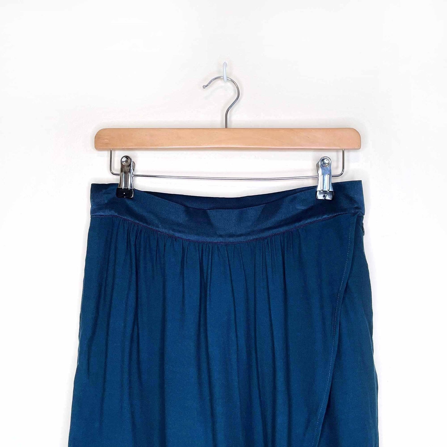 anthropologie corey lynn calter angelica high rise drape front trouser - size 6