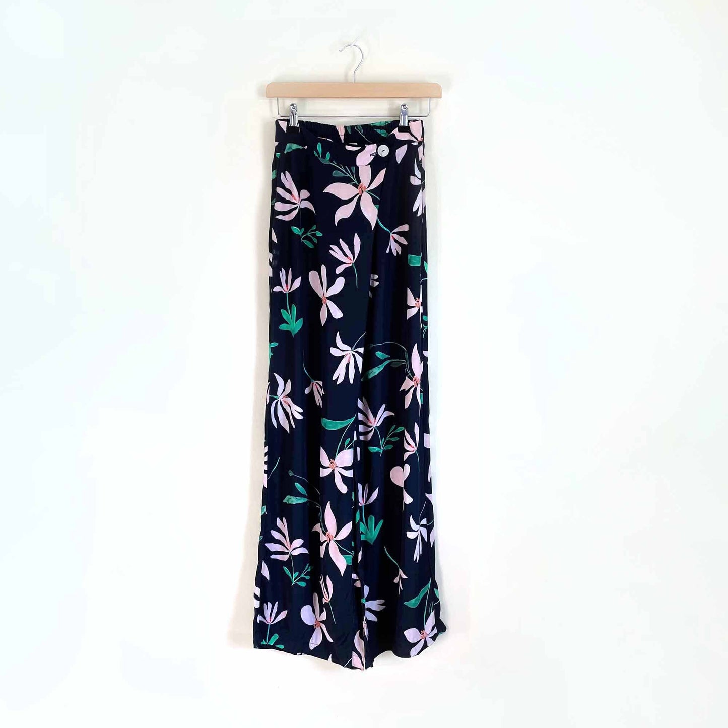 corey lynn calter hattie wide leg floral pants - size small