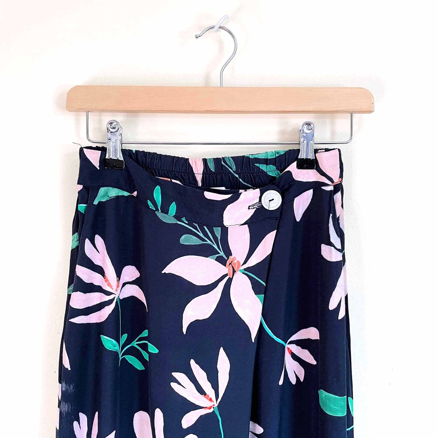 corey lynn calter hattie wide leg floral pants - size small