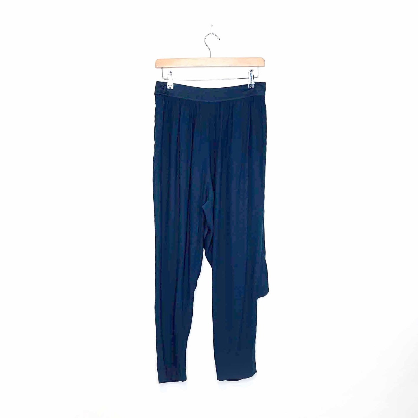 anthropologie corey lynn calter angelica high rise drape front trouser - size 6