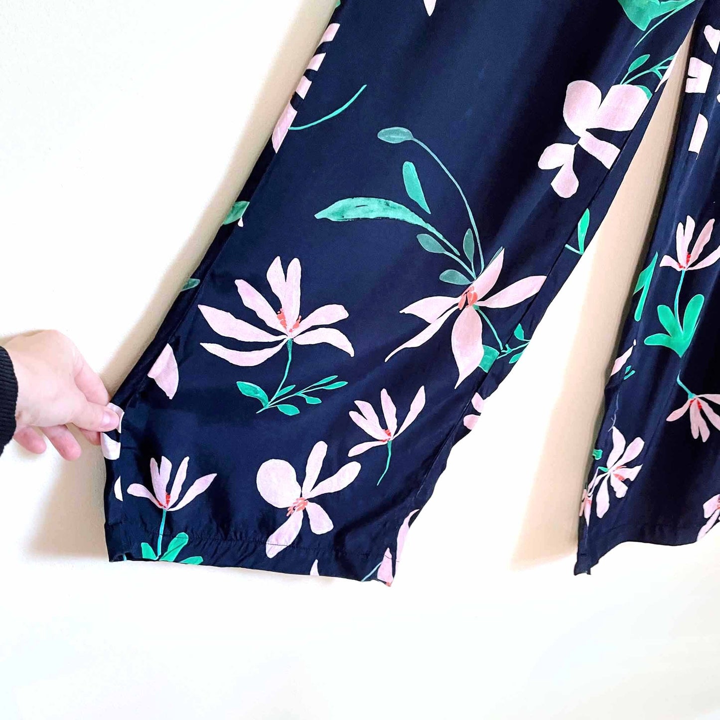 corey lynn calter hattie wide leg floral pants - size small