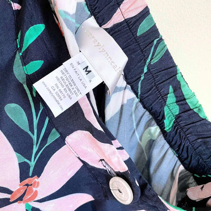 corey lynn calter hattie wide leg floral pants - size small