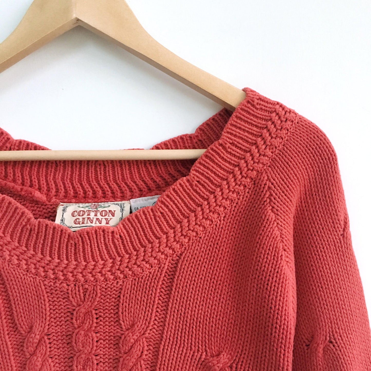 Vintage Cotton Ginny Cropped Sweater - size Small
