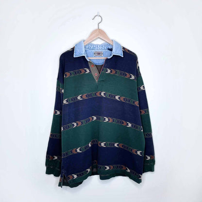 Vintage Country Seat Jeanswear collared shirt - size Large