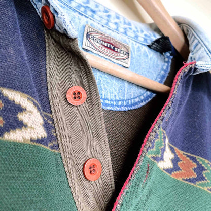 Vintage Country Seat Jeanswear collared shirt - size Large