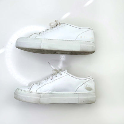 common projects white leather achilles sneaker - size 37