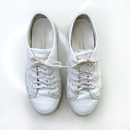 common projects white leather achilles sneaker - size 37