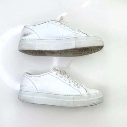 common projects white leather achilles sneaker - size 37