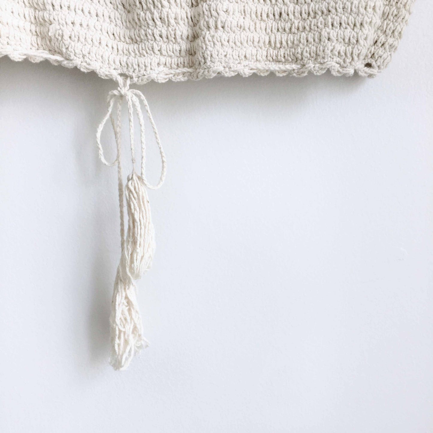Vintage crochet crop top - size Small