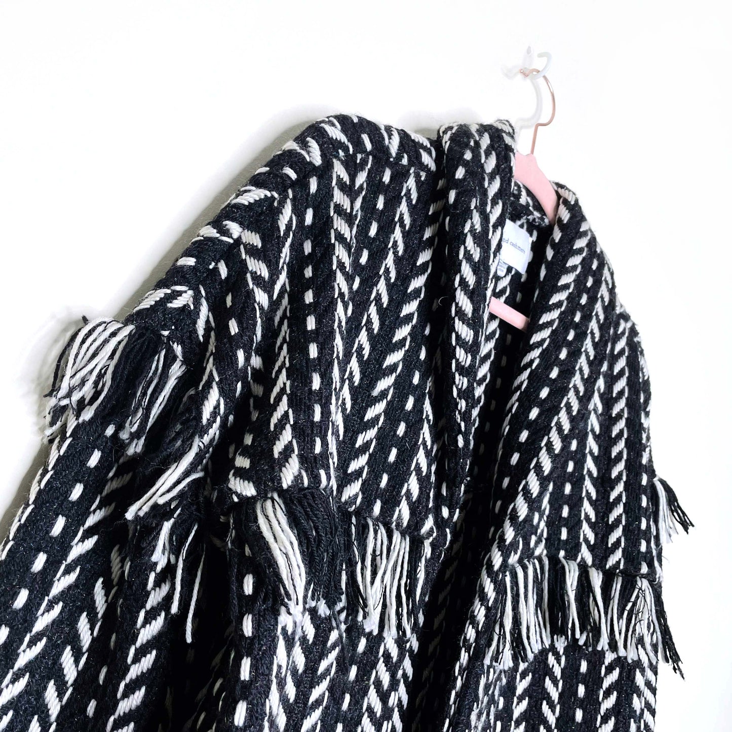 cupcakes and cashmere woven boho fringe jacket - size small